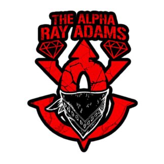 Obsidian "Alpha Adams" Bubble-free stickers