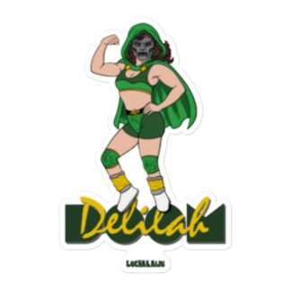 Delilah Doom "Dr. D. Doom by Luchakaiju" Bubble-free stickers