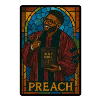 Elijah Thomas III "Stained-Glass" Bubble-free stickers