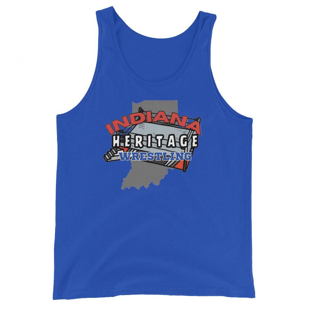 Indiana Heritage Wrestling "Logo #1" Unisex Tank Top