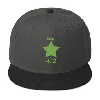 Cole 4:12 "The All-New Cole 4:12 Light Green Logo" Snapback Hat