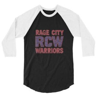 Rage City Warriors "RCW" 3/4 sleeve raglan shirt