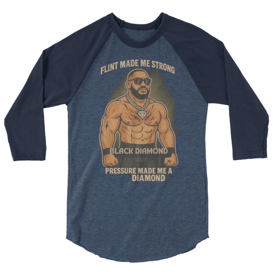 Jack Price "Flint Made #2" 3/4 sleeve raglan shirt