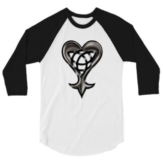 TJ Pierce "Heartless" 3/4 sleeve raglan shirt