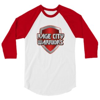 Rage City Warriors "Rage City Warriors Logo" 3/4 sleeve raglan shirt