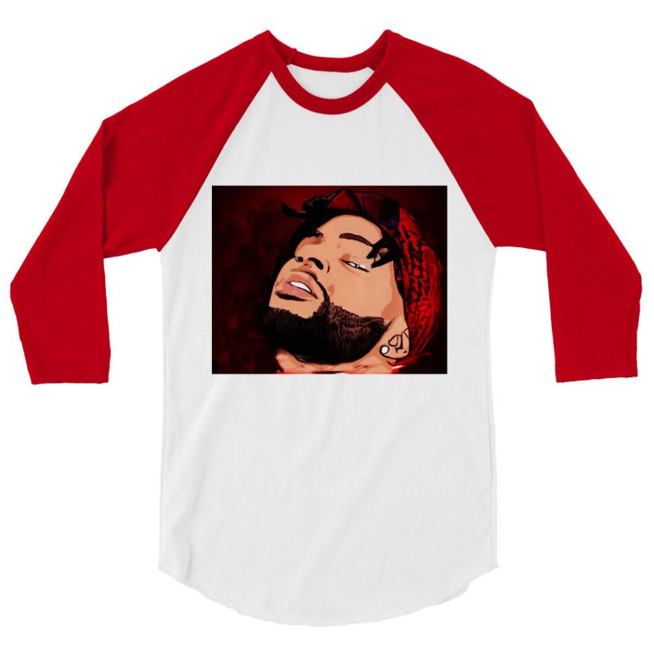Jack Price "Diamond" 3/4 sleeve raglan shirt
