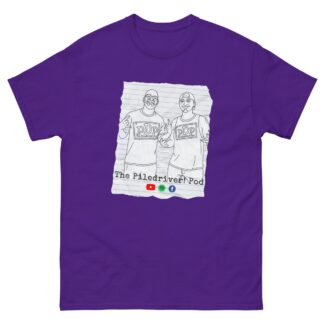 The Piledriver Podcast "pDp Crew Coloring Page v2" Short Sleeve Unisex t-shirt