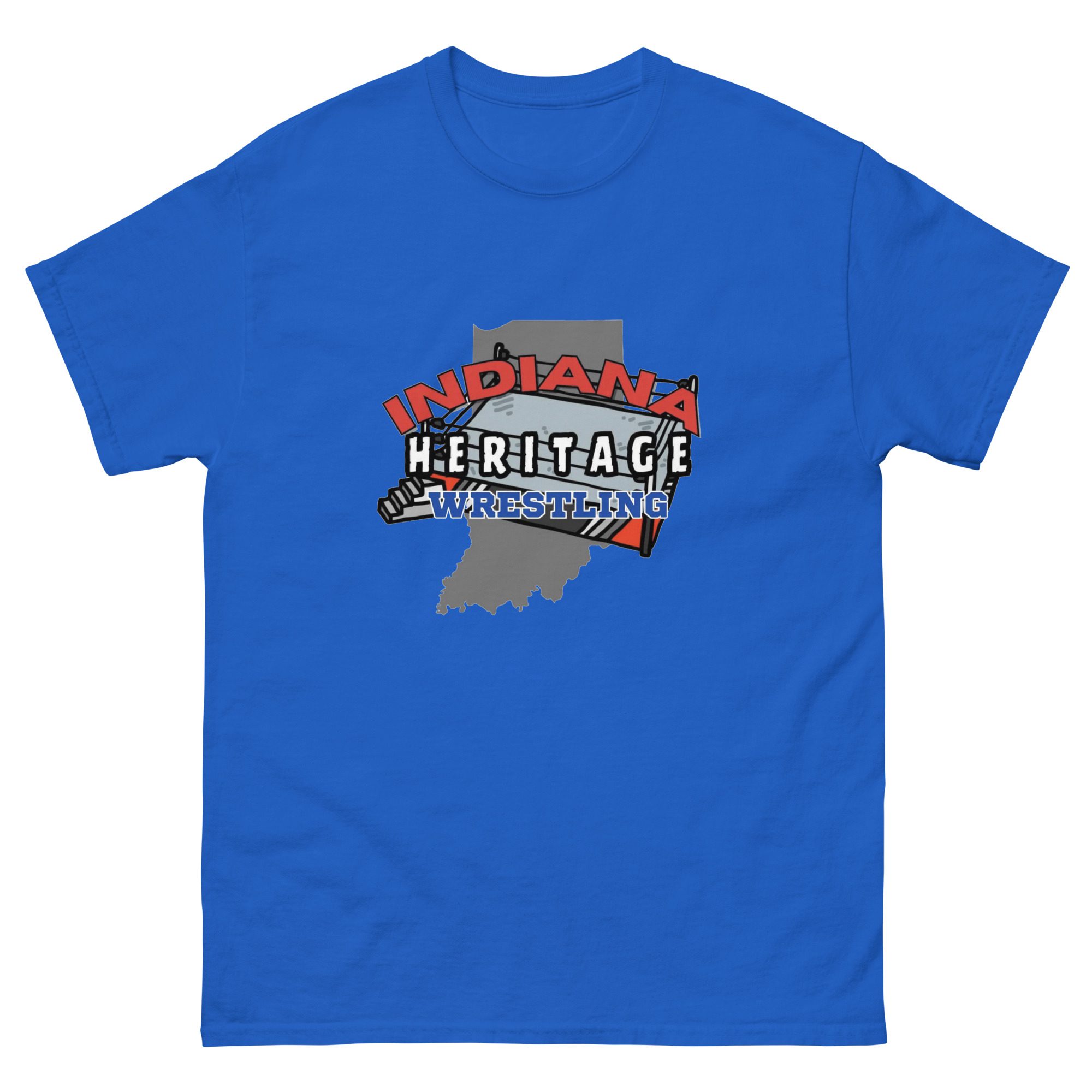 Indiana Heritage Wrestling "Logo #1" Short Sleeve Unisex t-shirt