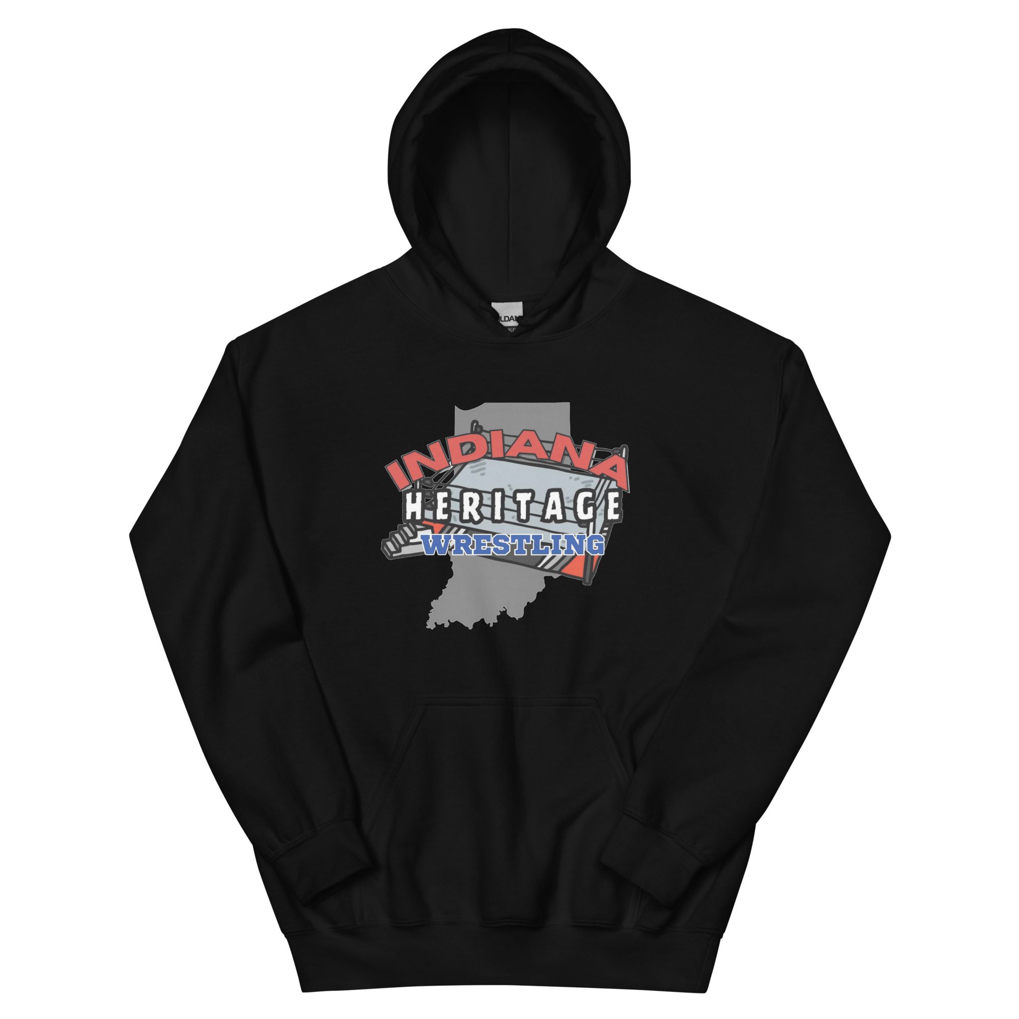 Indiana Heritage Wrestling "Logo #1" Unisex Hoodie
