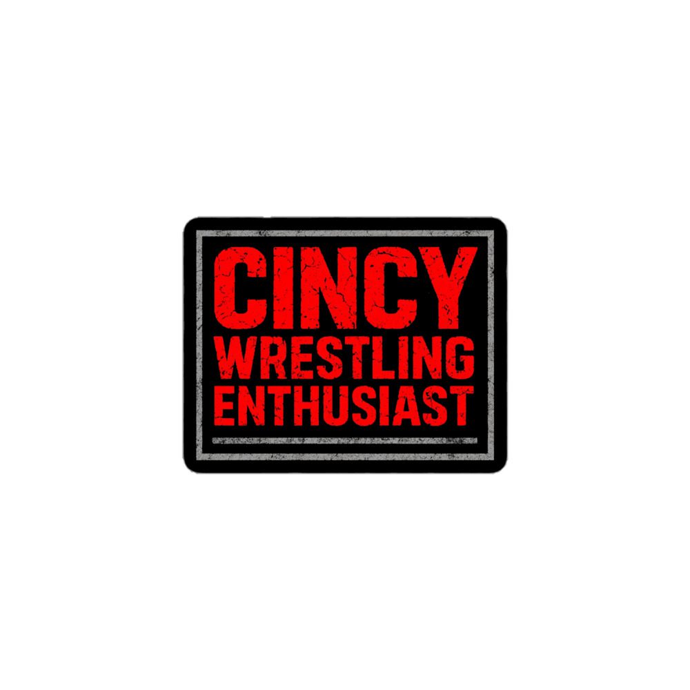 CincyWrestlingEnthusiast "CWE LOGO 1" Bubble-free stickers