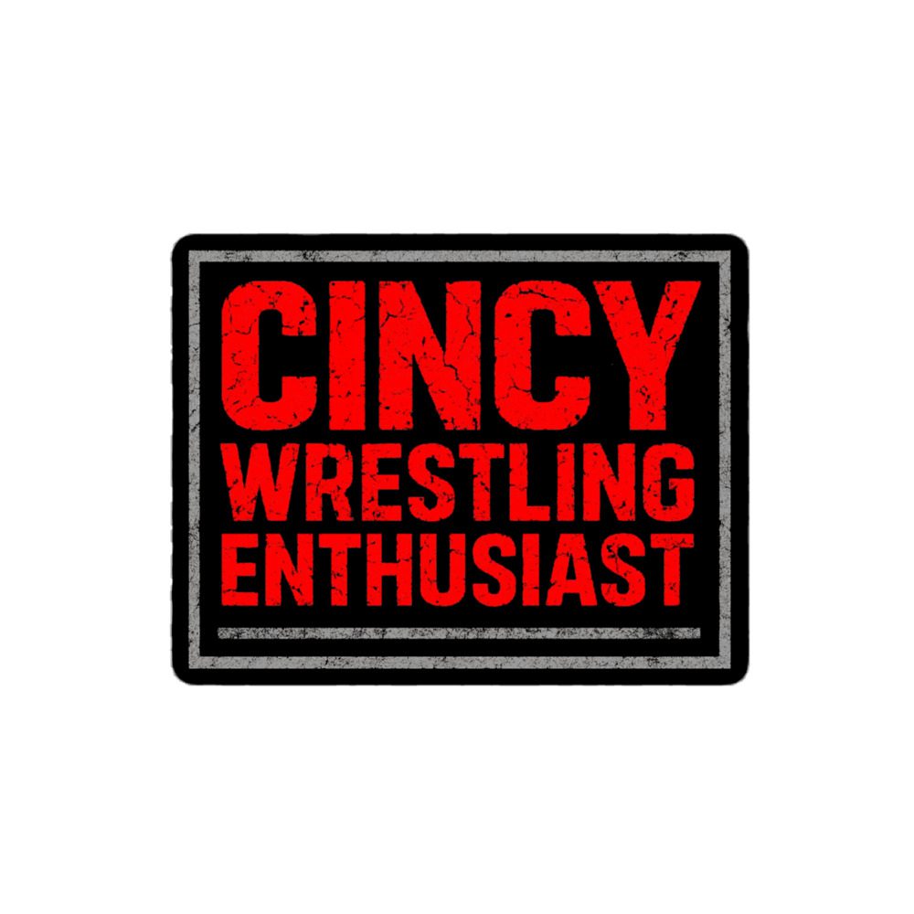 CincyWrestlingEnthusiast "CWE LOGO 1" Bubble-free stickers