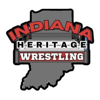 Indiana Heritage Wrestling "Logo #2" Bubble-free stickers