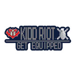 Kidd Riot "Get Equipped" Bubble-free stickers