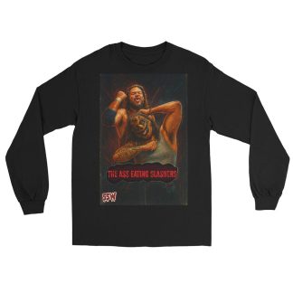 Shit Show Wrasslin "Ass Eating Slashers Snuff Poster" Unisex Long Sleeve Shirt
