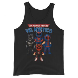 Vel Mystico "Chibi hero of heroes" Unisex Tank Top
