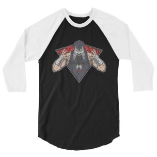 LIM-BO "Artz By Cal" 3/4 sleeve raglan shirt