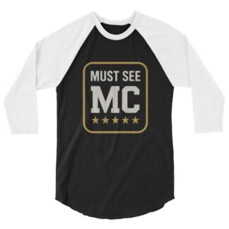 David Storm "Must See MC" 3/4 sleeve raglan shirt