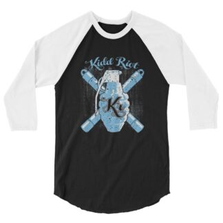Kidd Riot "Glow Sticks" 3/4 sleeve raglan shirt