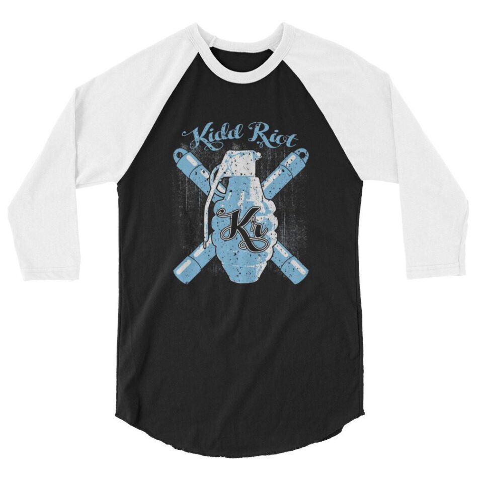 Kidd Riot "Glow Sticks" 3/4 sleeve raglan shirt