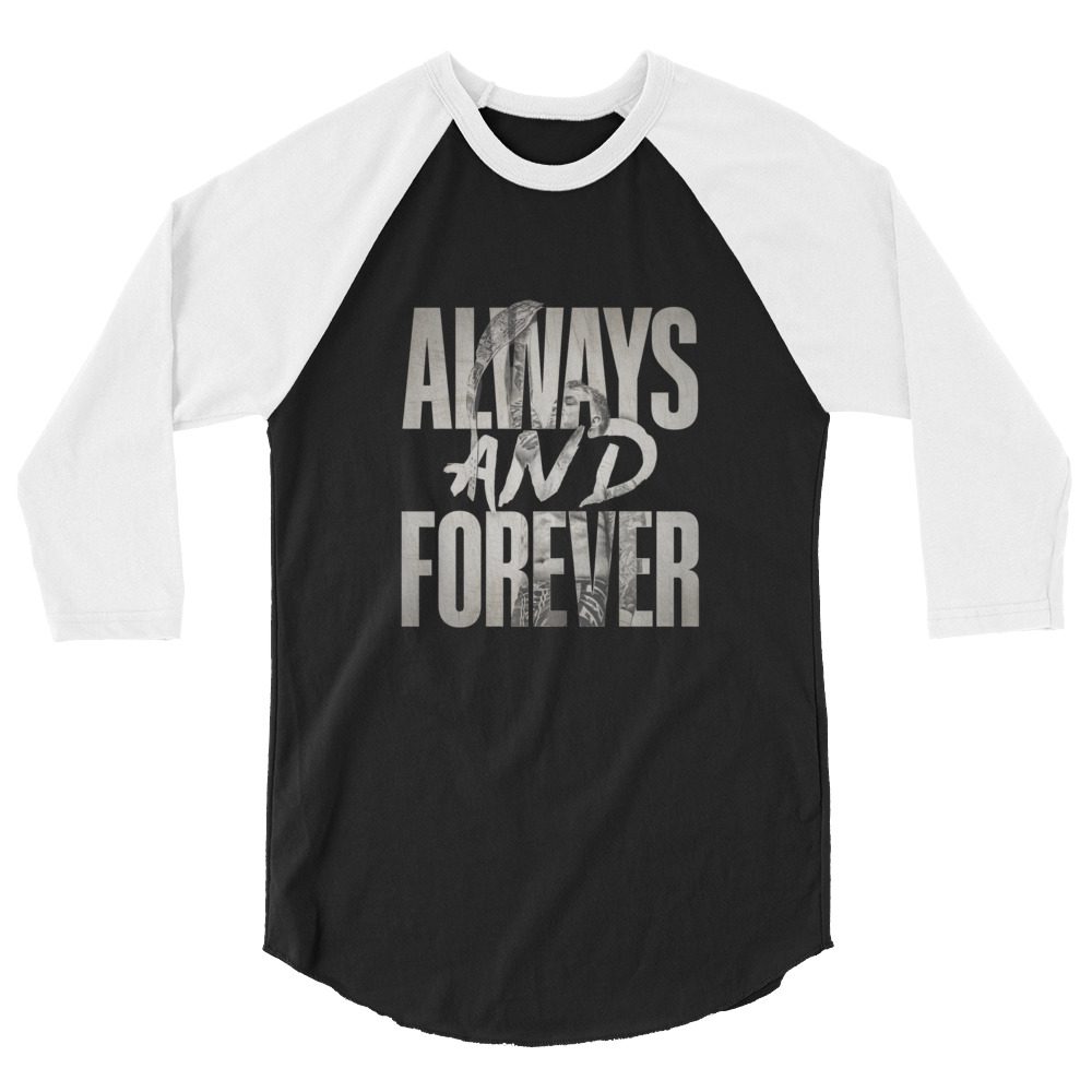 James Creed "Always & Forever Champion" 3/4 sleeve raglan shirt