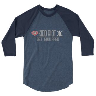 Kidd Riot "Get Equipped" 3/4 sleeve raglan shirt