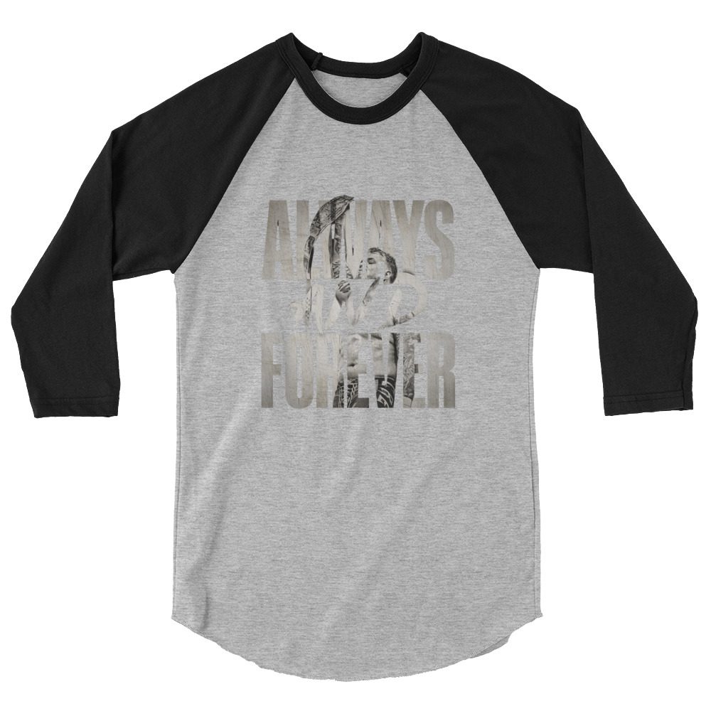 James Creed "Always & Forever Champion" 3/4 sleeve raglan shirt