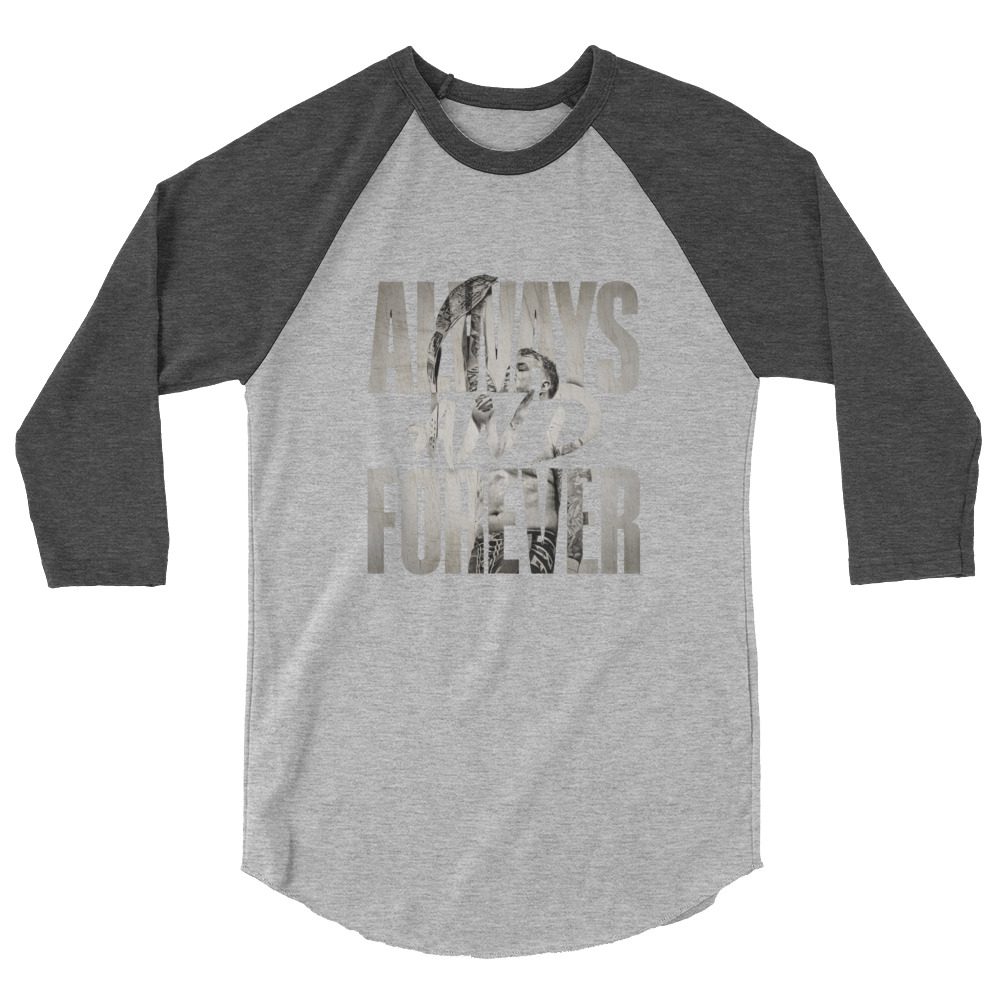 James Creed "Always & Forever Champion" 3/4 sleeve raglan shirt