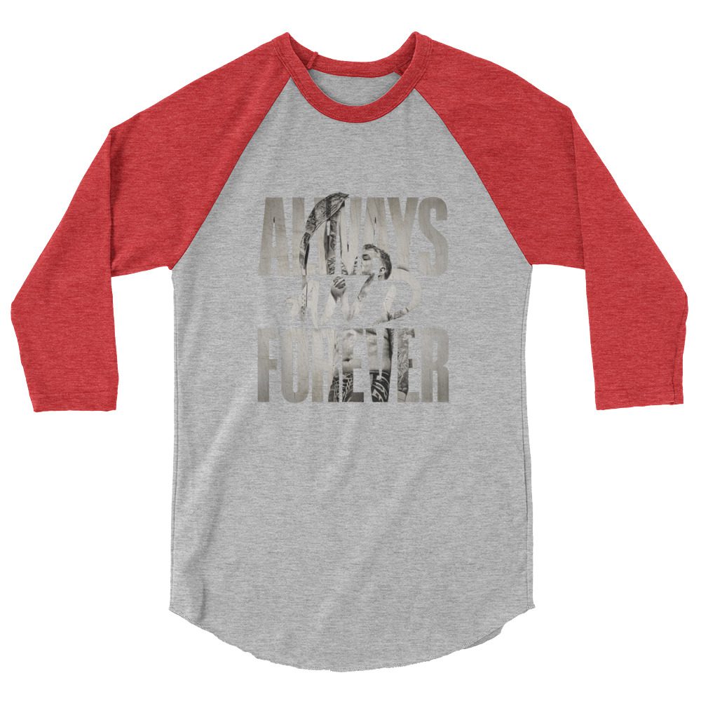 James Creed "Always & Forever Champion" 3/4 sleeve raglan shirt