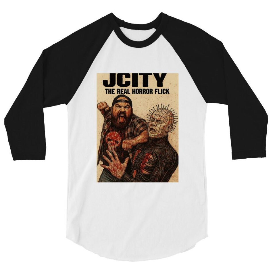 J-City "Halloween 3" 3/4 sleeve raglan shirt