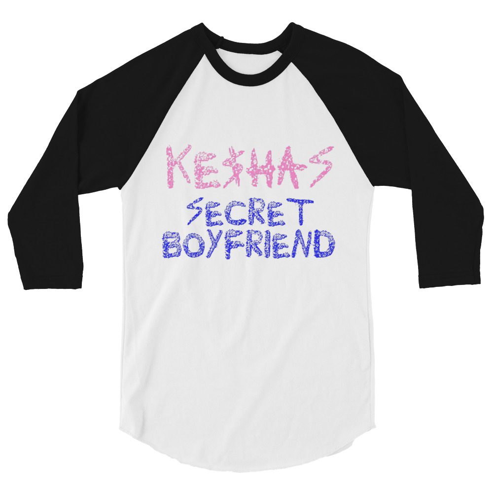 Kidd Riot "Secret Boyfriend" 3/4 sleeve raglan shirt