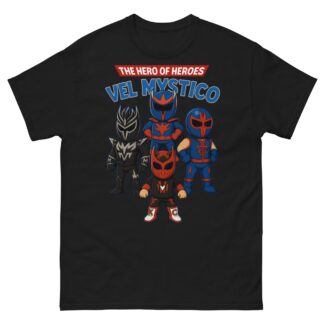 Vel Mystico "Chibi hero of heroes" Short Sleeve Unisex t-shirt