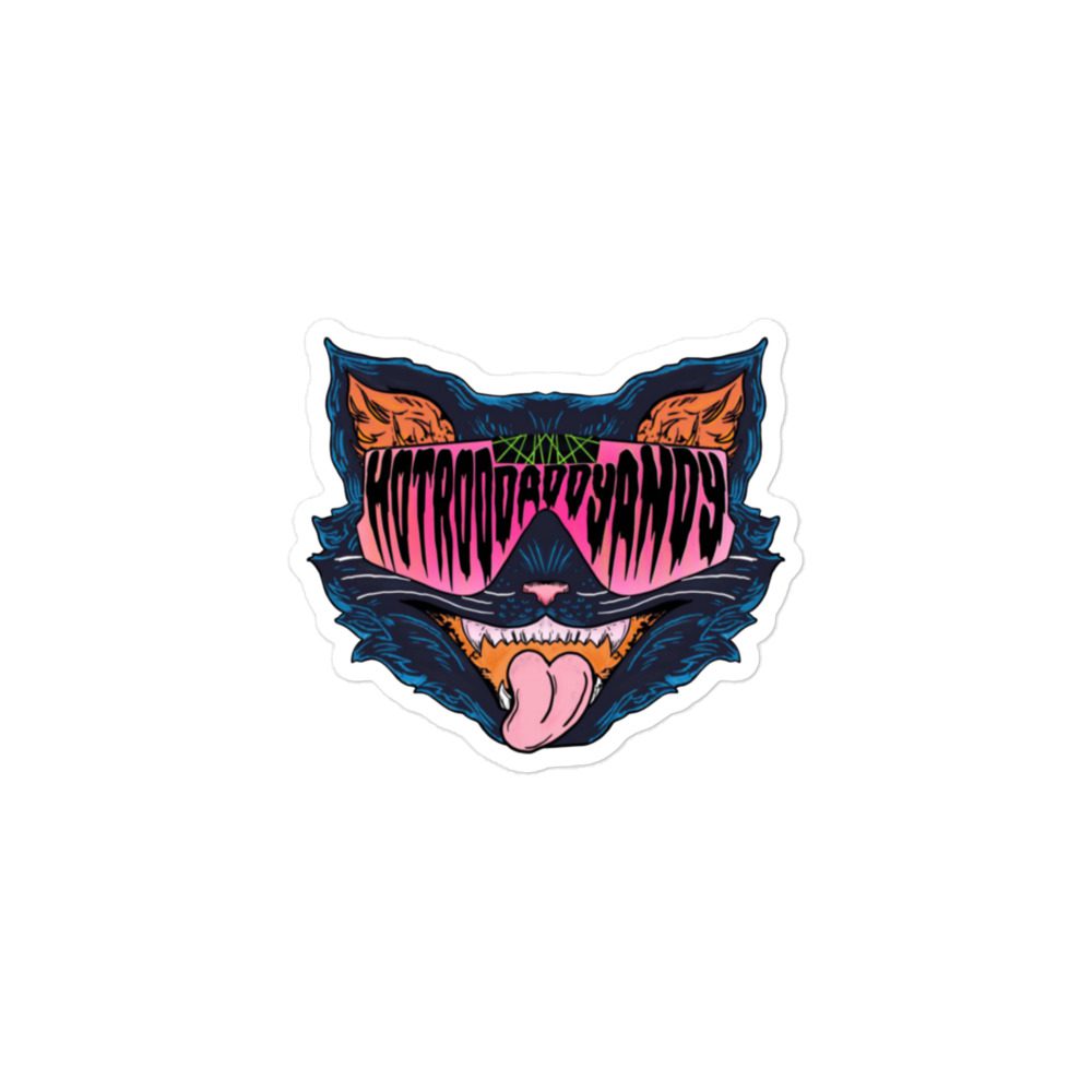 HOT ROD DADDY ANDY "COOL CAT" Bubble-free stickers