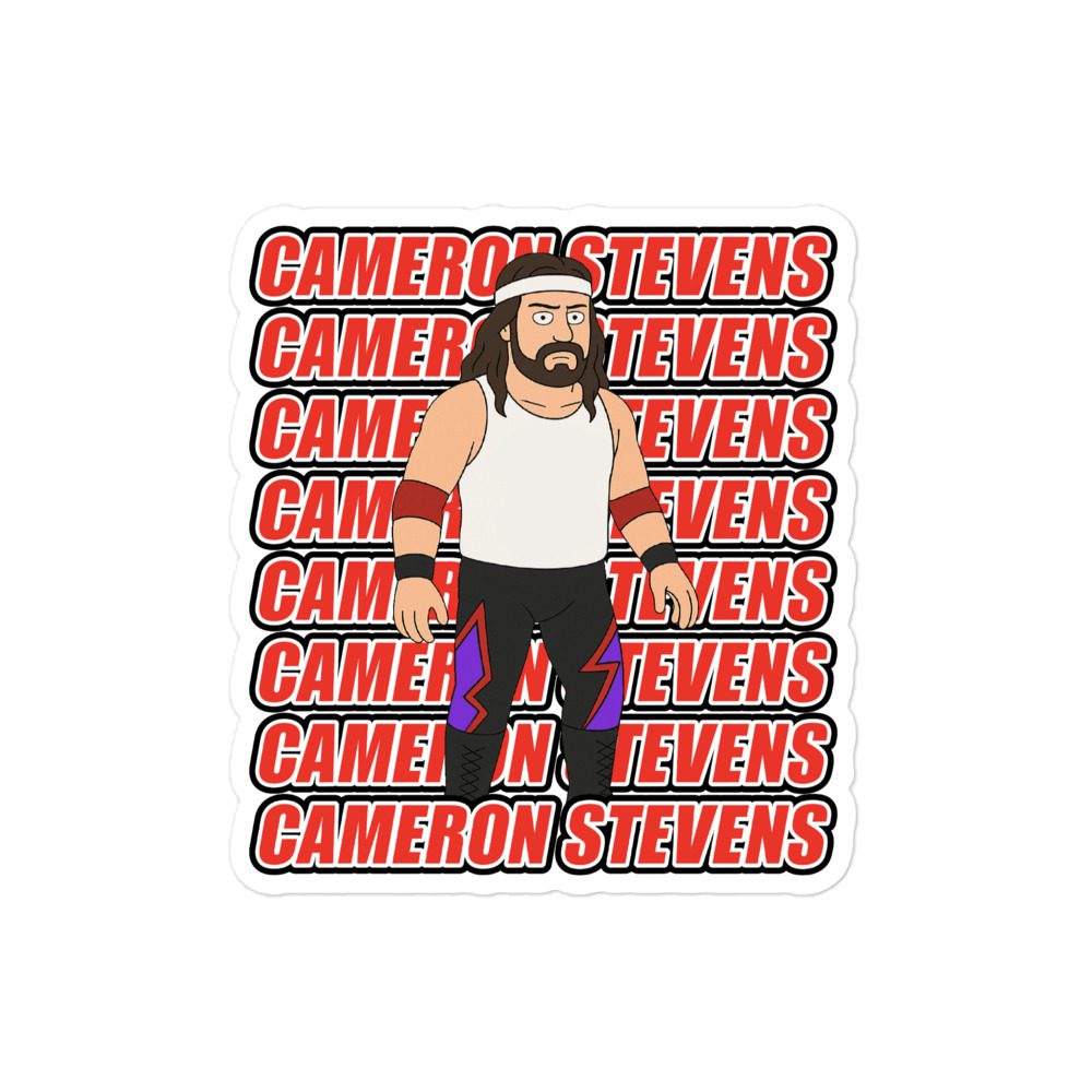 Cameron Stevens "Trailer Park Cartoon" Bubble-free stickers