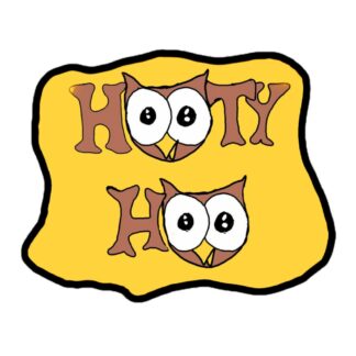 Stella Búho "Hooty Hoo Owl Logo" Bubble-free stickers