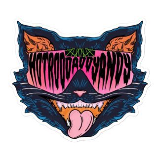 HOT ROD DADDY ANDY "COOL CAT" Bubble-free stickers