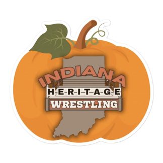 Indiana Heritage Wrestling "Indiana Heritage Halloween Pumpkin" Bubble-free stickers
