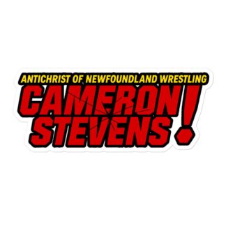 Cameron Stevens "TNA Parody" Bubble-free stickers
