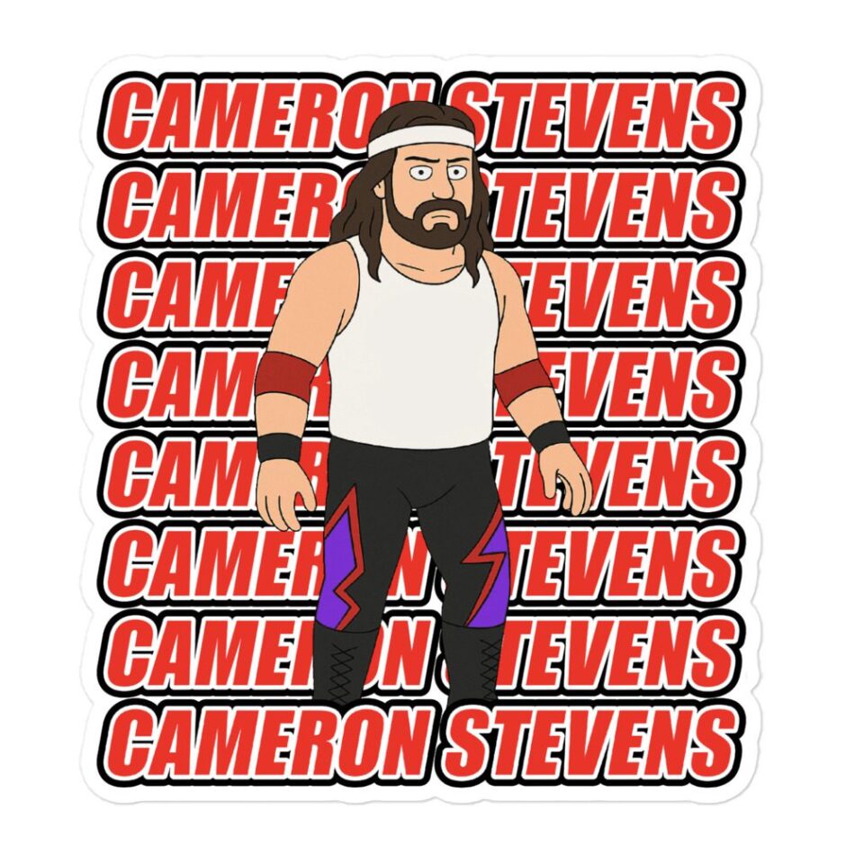 Cameron Stevens "Trailer Park Cartoon" Bubble-free stickers