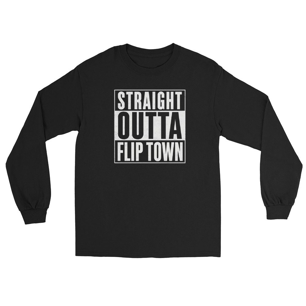 Terry Sequoyah "Straight Outta Flip Town" Unisex Long Sleeve Shirt