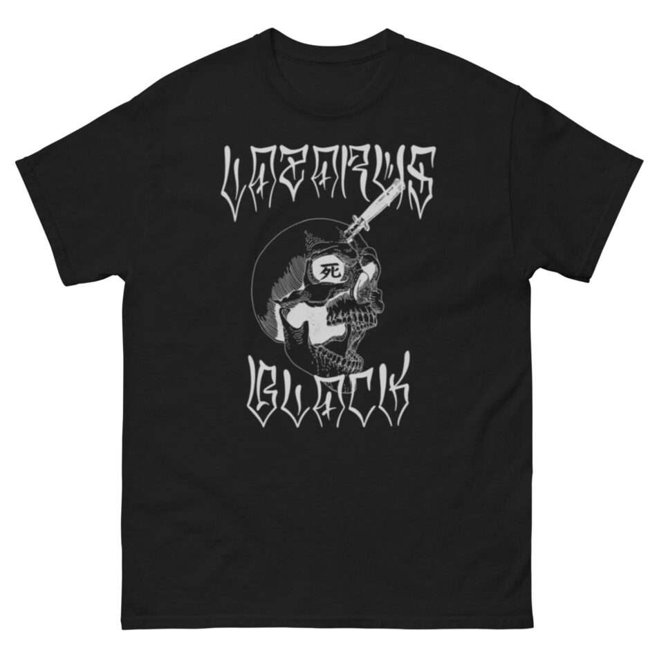 Lazarus Black "Blade to the Skull" Short Sleeve Unisex t-shirt
