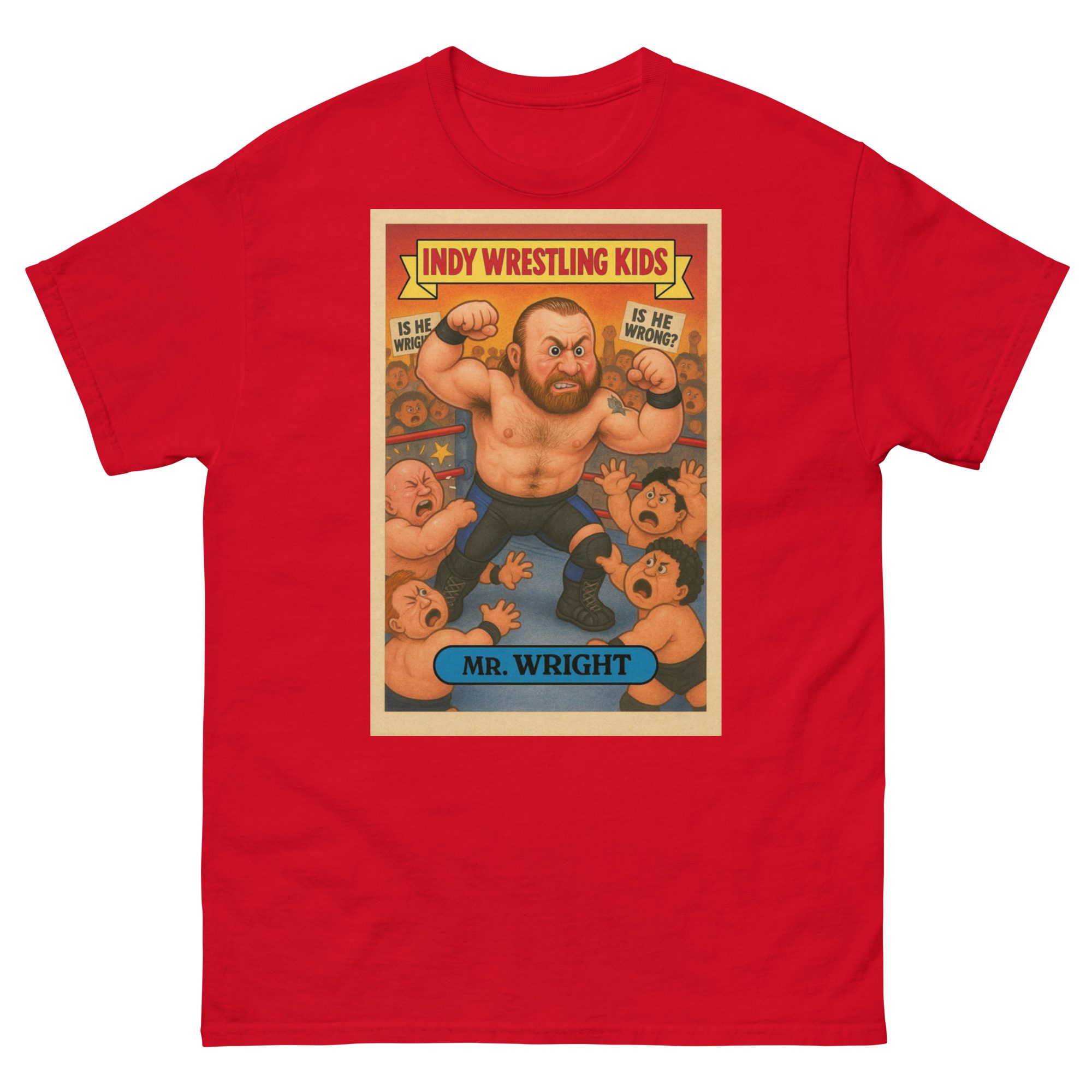 Mr. Wright "Indy Wrestling Kid" Short Sleeve Unisex t-shirt