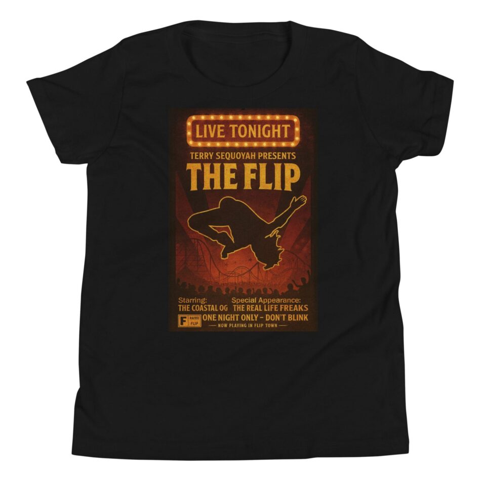 Terry Sequoyah "Live Tonight" Youth Short Sleeve T-Shirt