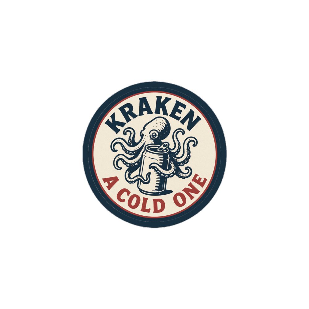 Kraken a Cold One "Kraken a Cold One" Bubble-free stickers