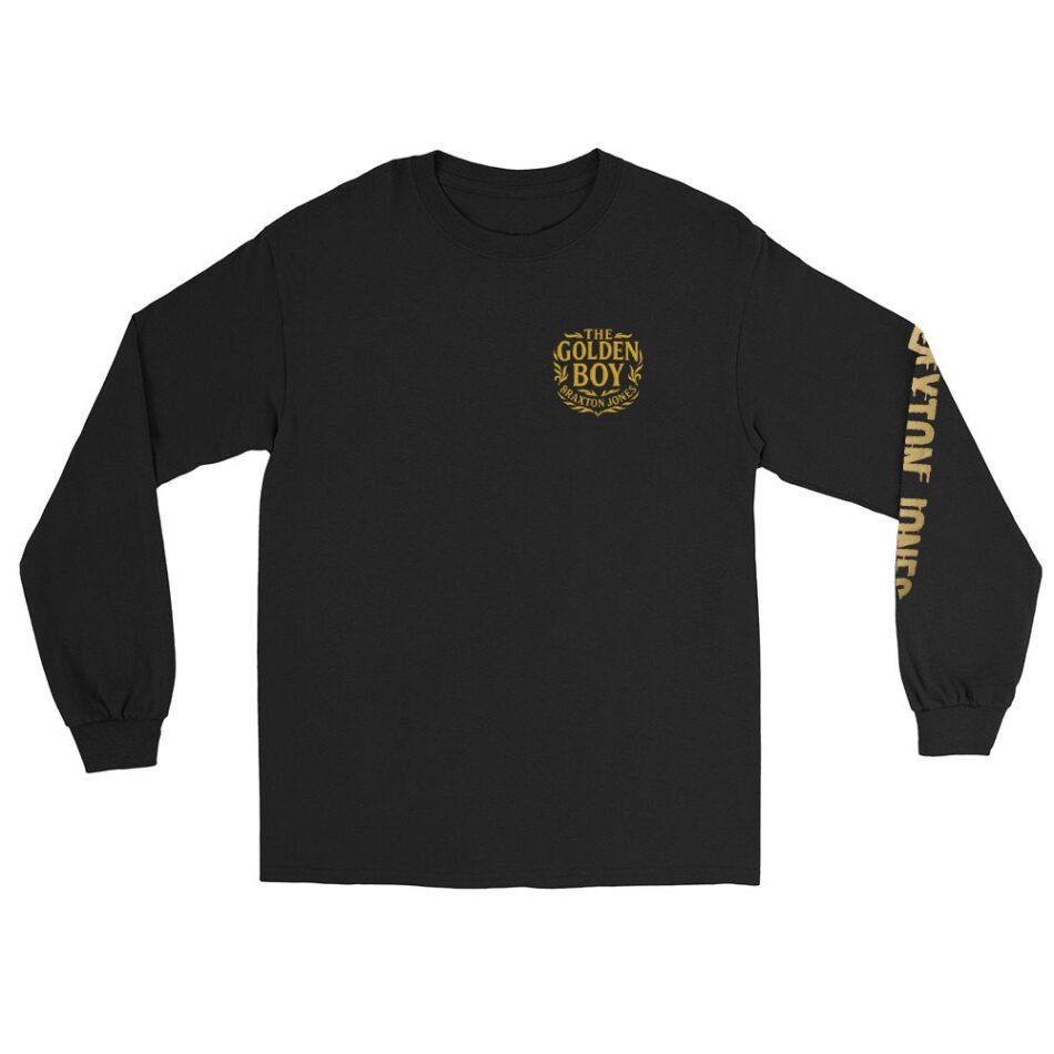 Braxton Jones "Black and Gold" Unisex Long Sleeve Shirt