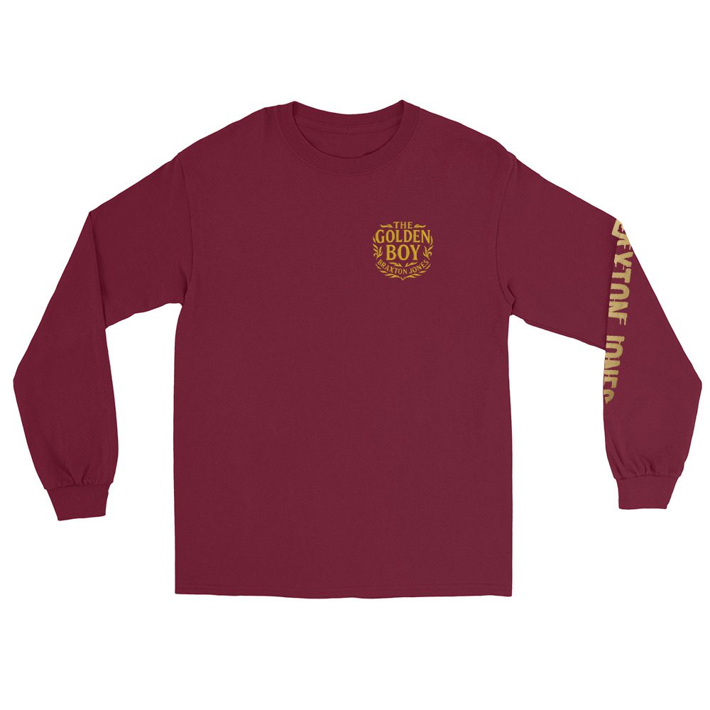 Braxton Jones "Black and Gold" Unisex Long Sleeve Shirt