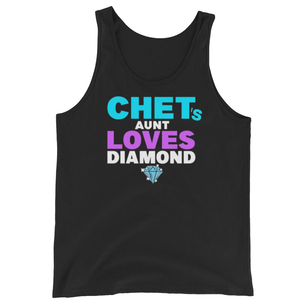 Nick Diamond "Chet’s Aunt Loves Diamond" Unisex Tank Top