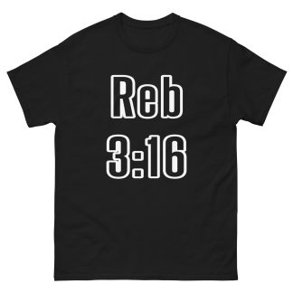 JTR Podcast Network "Reb 3:16" Short Sleeve Unisex t-shirt