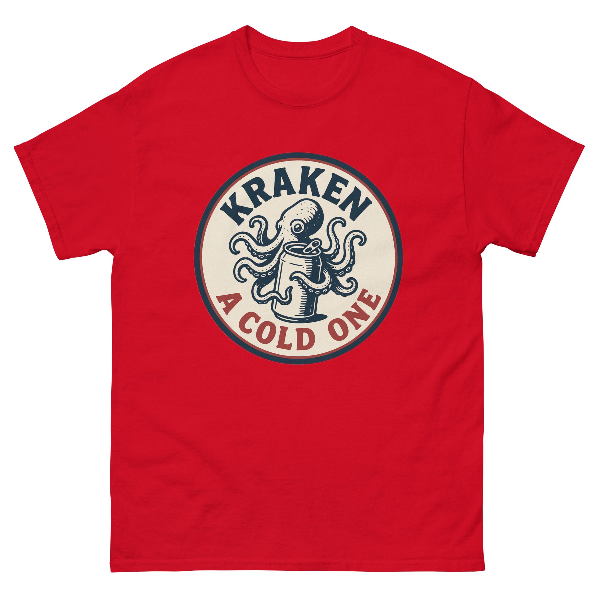 Kraken a Cold One "Kraken a Cold One" Short Sleeve Unisex t-shirt