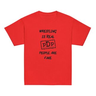 The Piledriver Podcast "Wrestling is Real" Youth Short Sleeve t-shirt