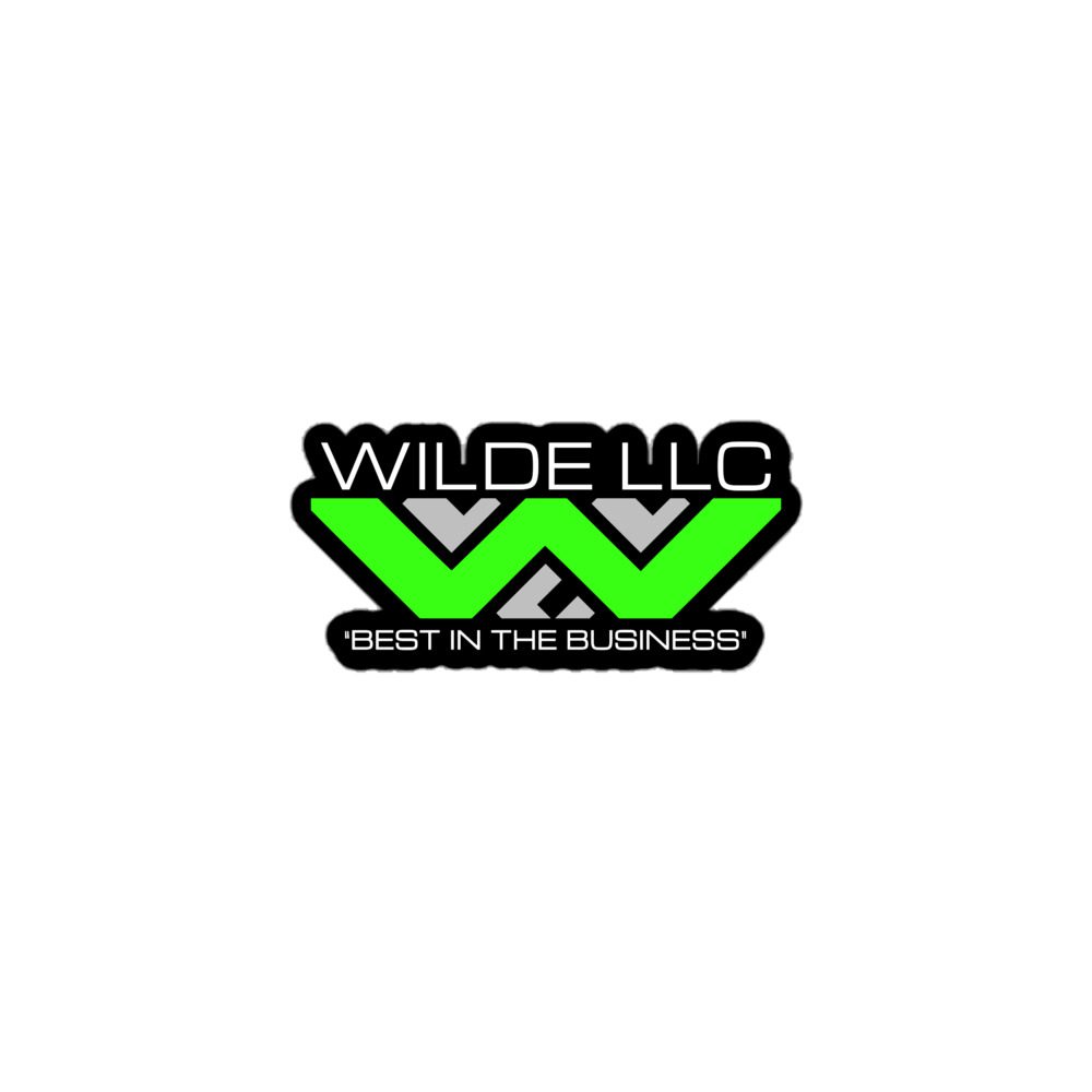 Dylan Mesh "Wilde LLC Logo" Bubble-free stickers